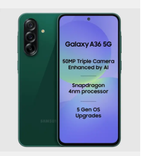 Samsung A36 5G (Dark Green, 128 GB) (8 GB RAM)
